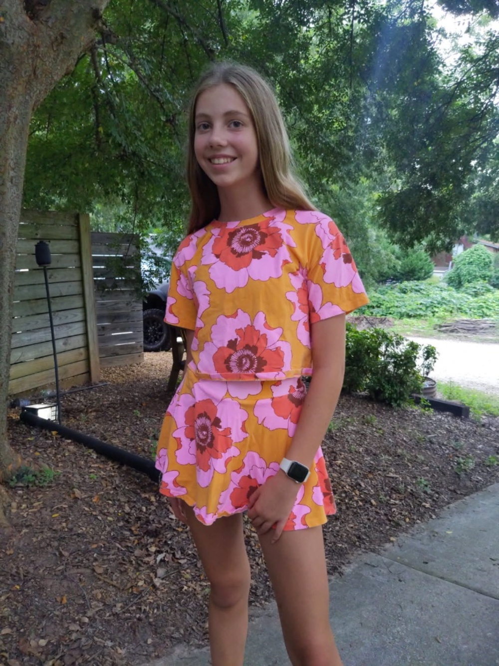 Floral two piece